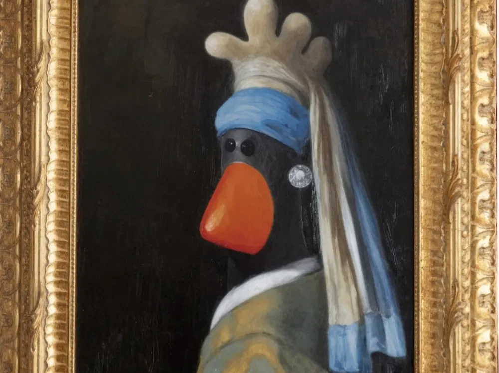 Feathers Mcgraw Lady with the Pearl Earring by S0und_Lab HueForge model: Feathers Mcgraw Lady with the Pearl Earring by S0und_Lab