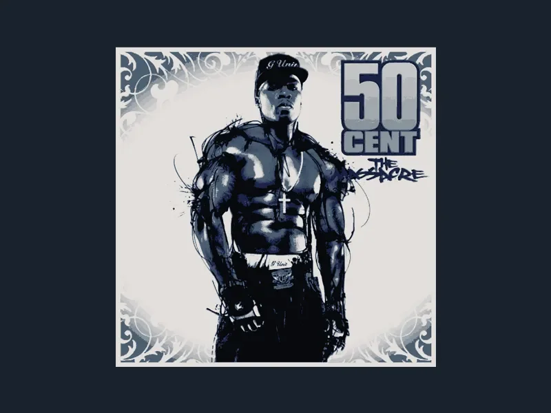 50 Cent – The Massacre (Album Art - HueForge) by HugheCraft HueForge model: 50 Cent – The Massacre (Album Art - HueForge) by HugheCraft