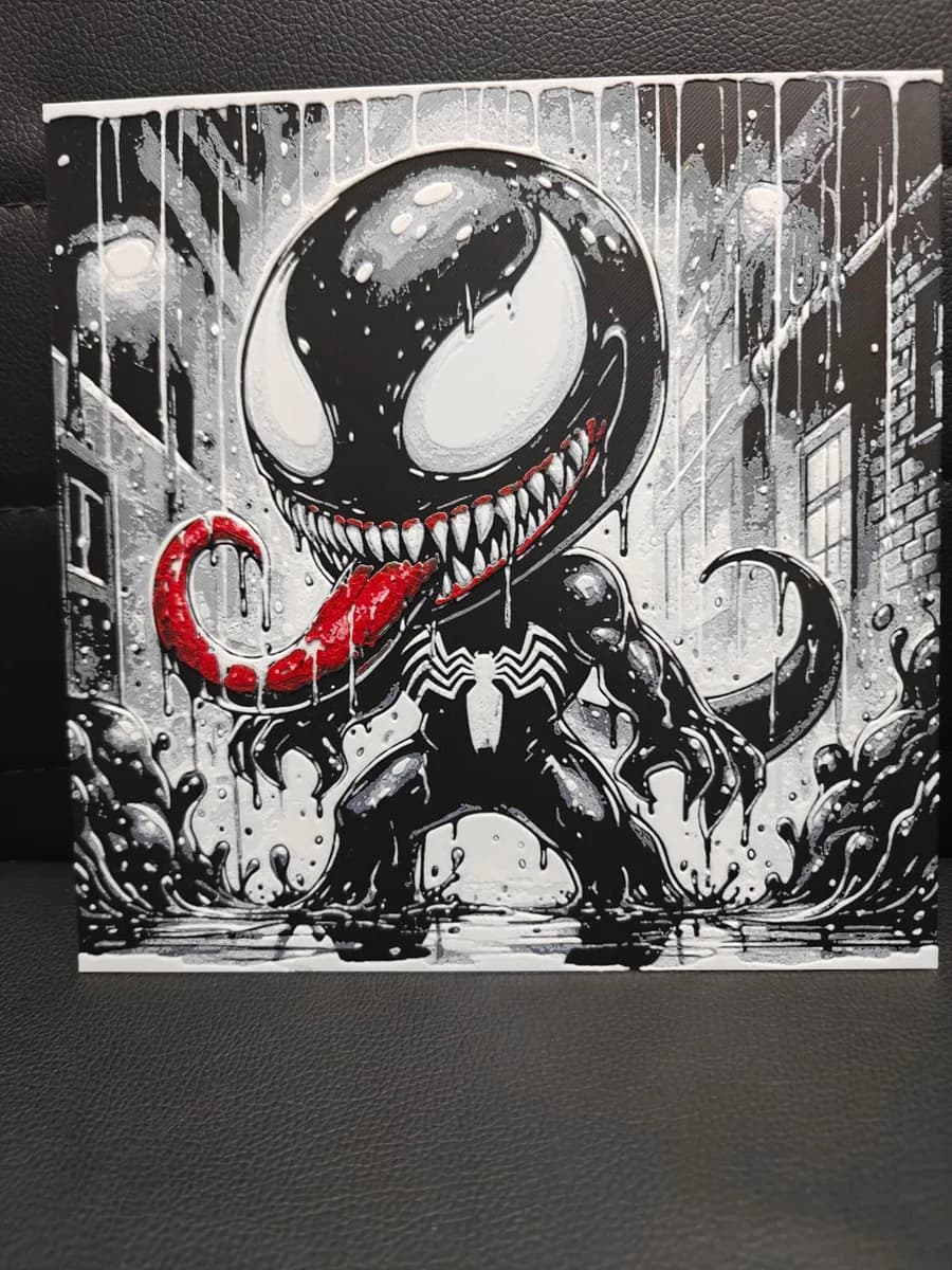Chibi Venom by TheHueforgeLady HueForge model: Chibi Venom by TheHueforgeLady
