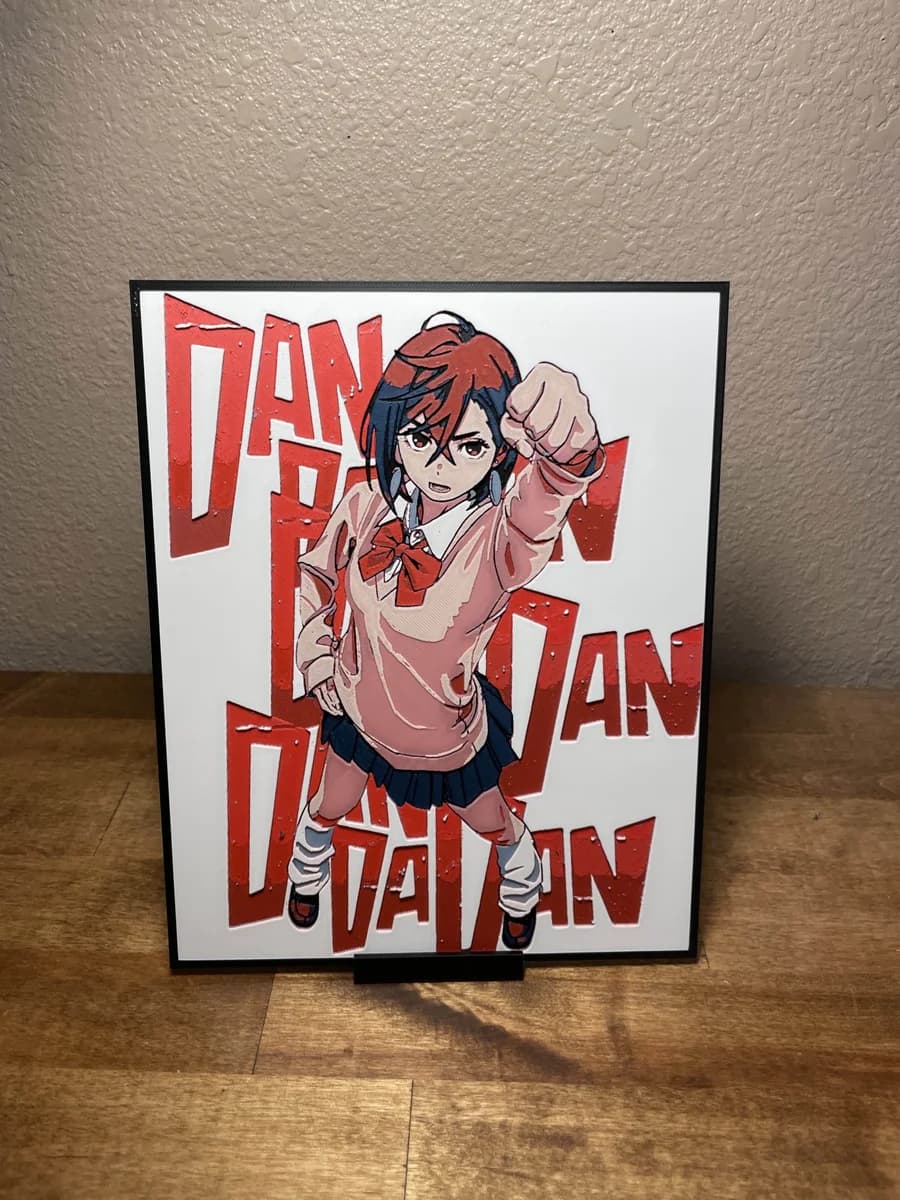 HueForge model: Momo by Cloudy Nostalgia