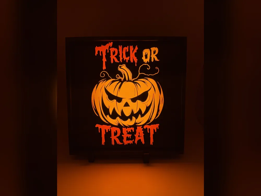 Trick or Treat Pumpkin HueForge Print Trick or Treat Pumpkin HueForge Print