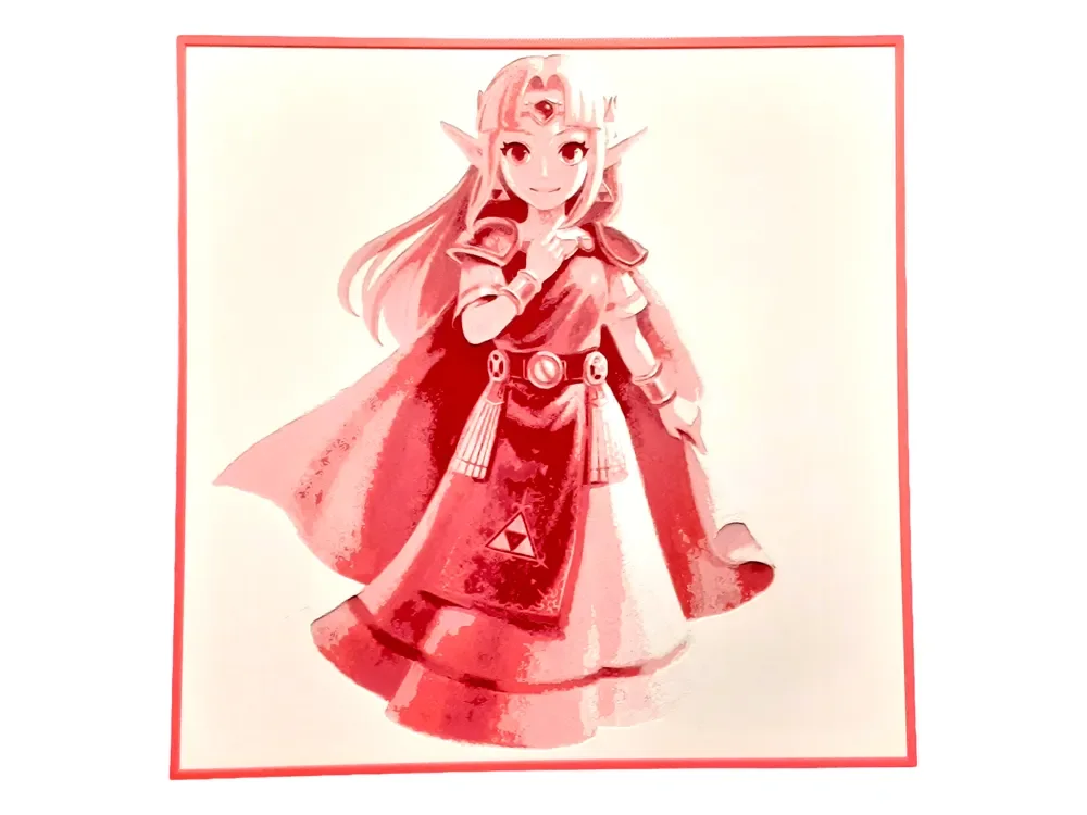 HueForge model: Princess Zelda Hueforge Nintendo Legend Pink by Elsie Moonshadow