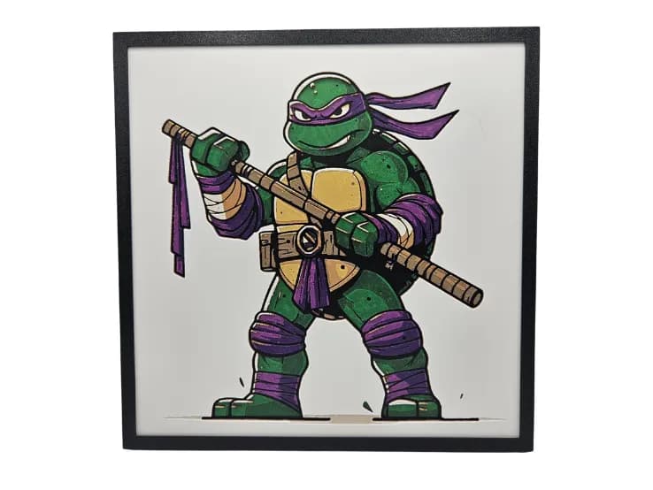 Donatello (TMNT) by BusyKikiBee HueForge model: Donatello (TMNT) by BusyKikiBee