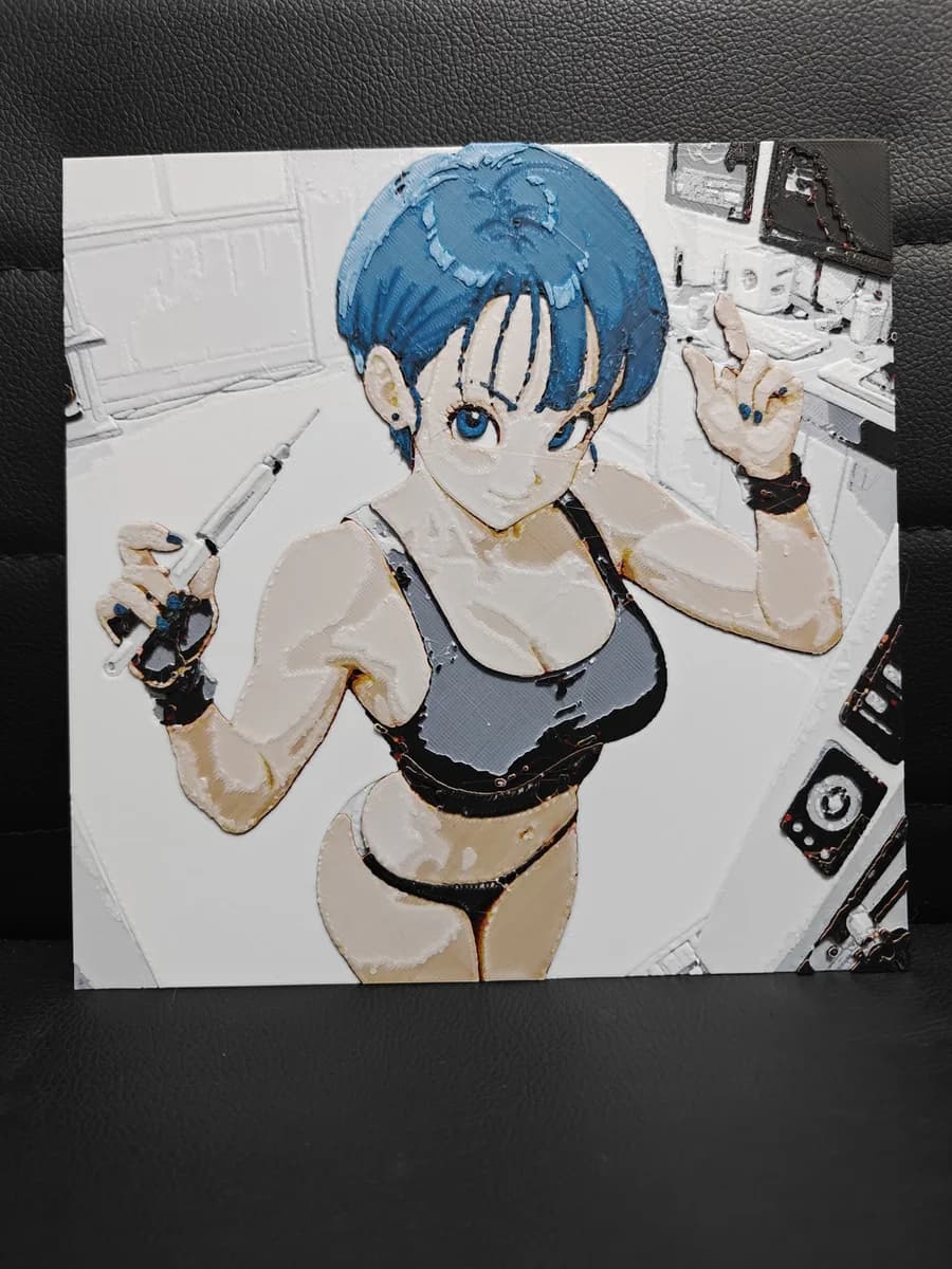Bulma by TheHueforgeLady HueForge model: Bulma by TheHueforgeLady
