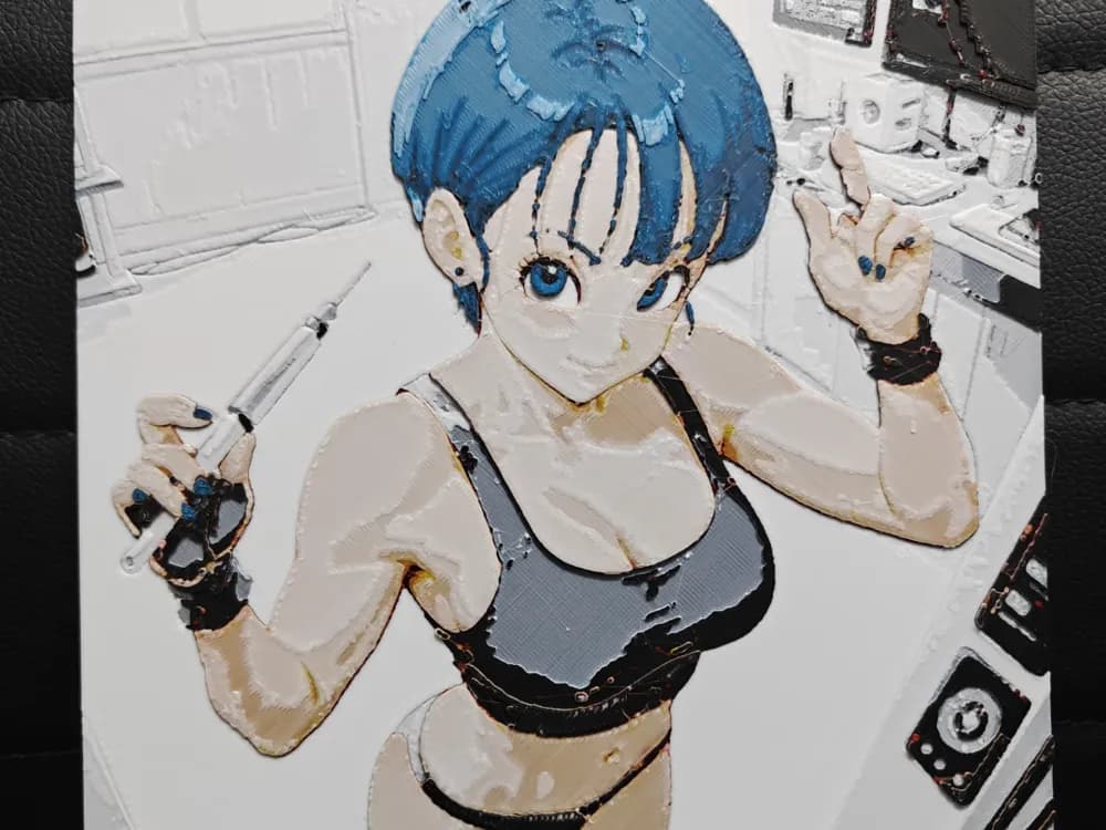 Bulma by TheHueforgeLady HueForge model: Bulma by TheHueforgeLady