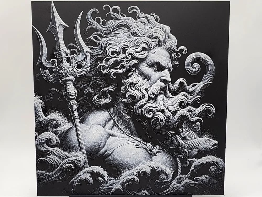 Poseidon - Greek Mythology - Hueforge Poseidon - Greek Mythology - Hueforge