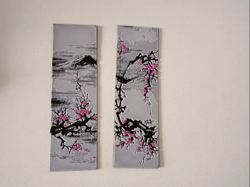 Bookmark Set by 3DNesy HueForge model: Bookmark Set by 3DNesy