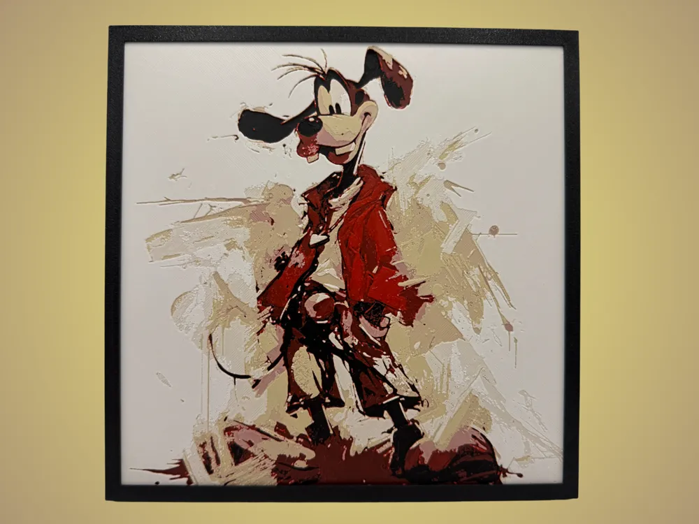 Goofy Hueforge by Canadian Gamer HueForge model: Goofy Hueforge by Canadian Gamer
