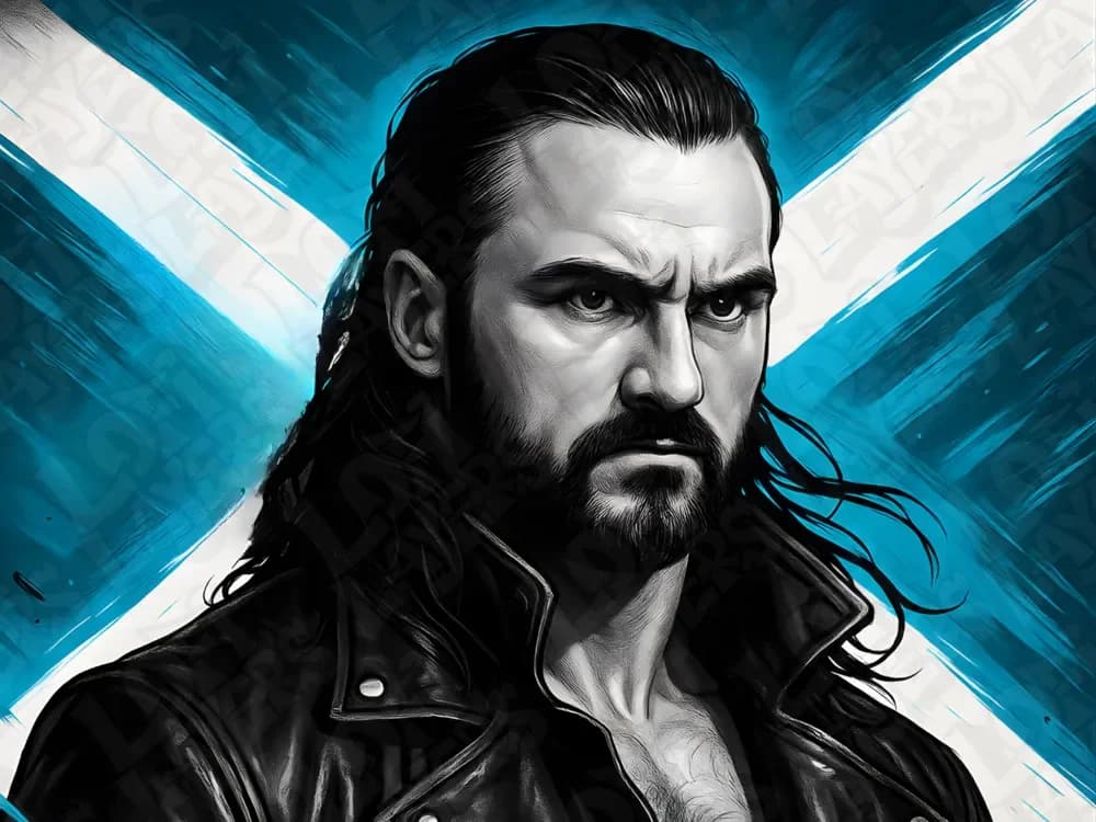 Drew McIntyre Hueforge by LoFi Layers HueForge model: Drew McIntyre Hueforge by LoFi Layers