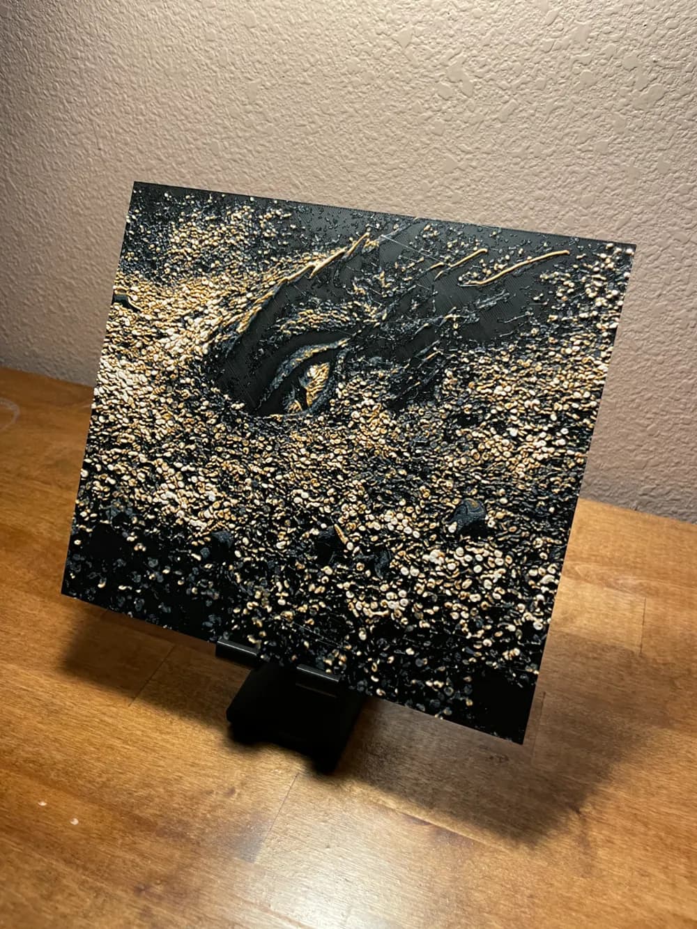 Hueforge - Lord of the Rings - Smaug In Gold by Cloudy Nostalgia HueForge model: Hueforge - Lord of the Rings - Smaug In Gold by Cloudy Nostalgia