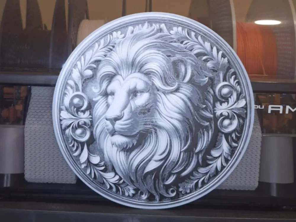 Leo - Zodiac sign - Hueforge - 2 colours by 3dGlow HueForge model: Leo - Zodiac sign - Hueforge - 2 colours by 3dGlow