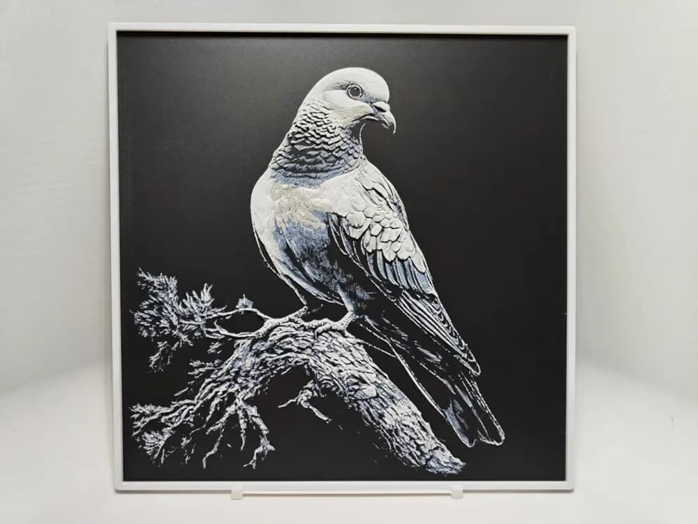 HueForge model: Pigeon - Hueforge by BeaN