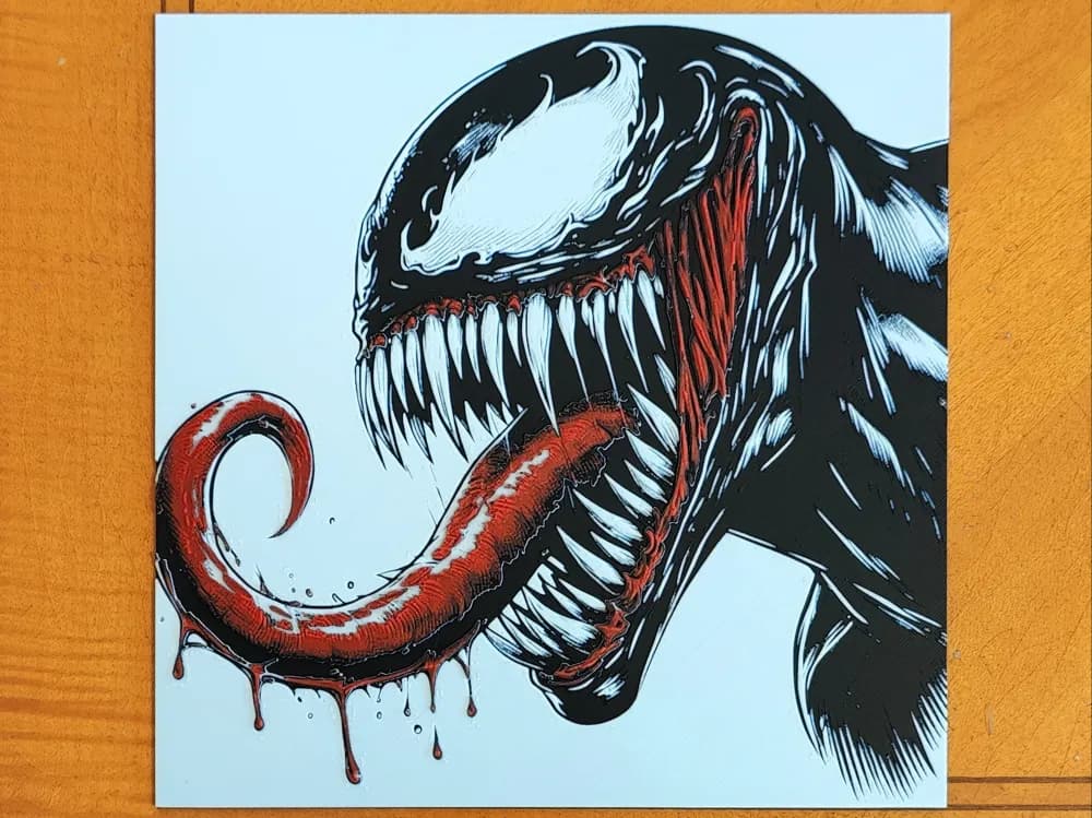 Venom - Hueforge by Sarge HueForge model: Venom - Hueforge by Sarge