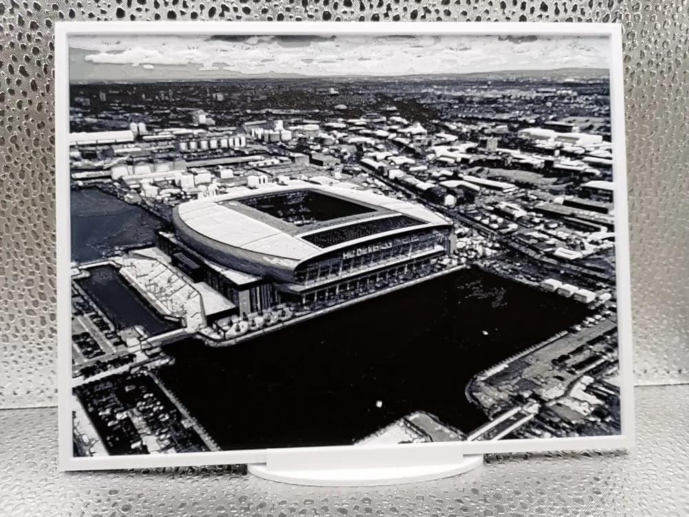 Everton - Hill Dickinson Stadium Hueforge by Borishotch Industries HueForge model: Everton - Hill Dickinson Stadium Hueforge by Borishotch Industries