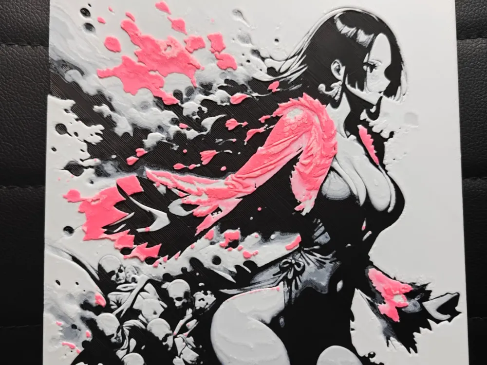 HueForge model: Boa Hancock Love & Stone by TheHueforgeLady