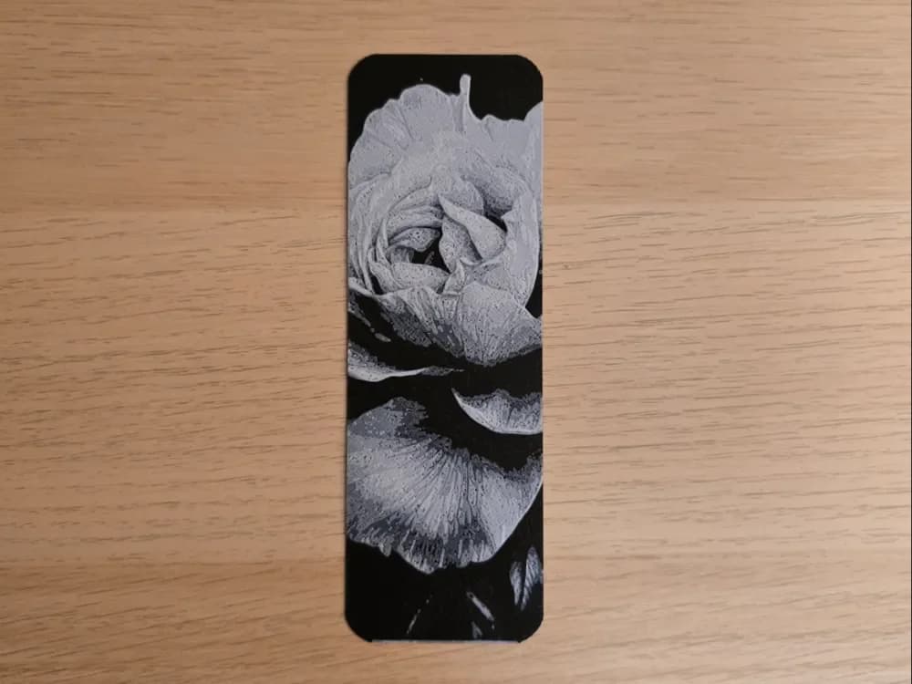 Flower Bookmark by Atrus Design HueForge model: Flower Bookmark by Atrus Design