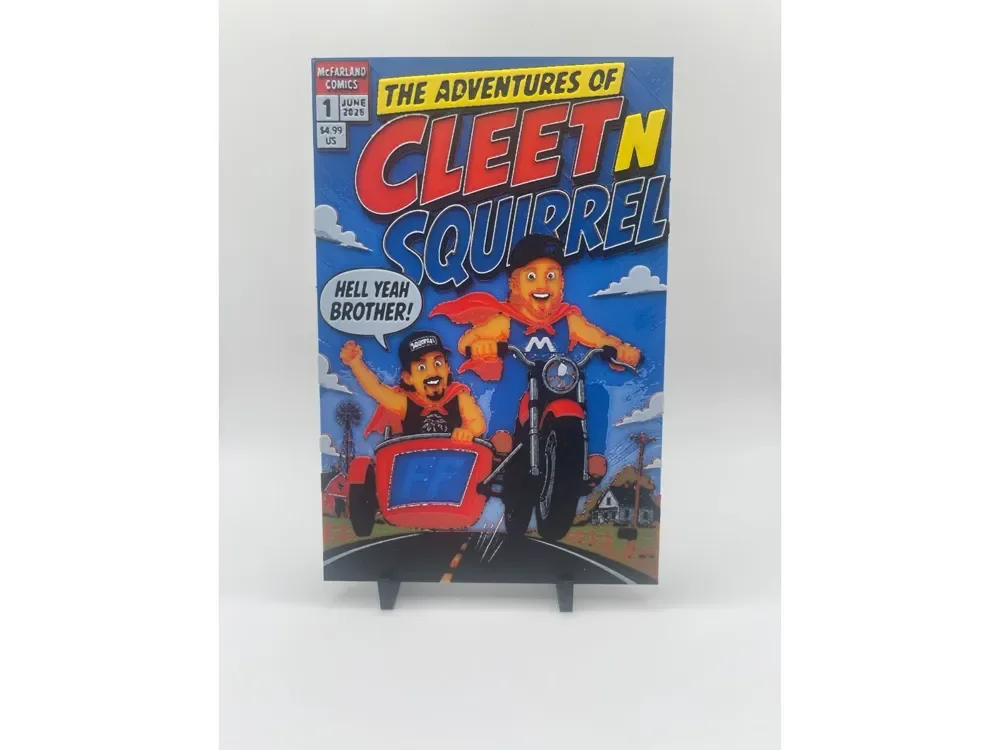 Cleet N Squirrel Comic HueForge Cleet N Squirrel Comic HueForge
