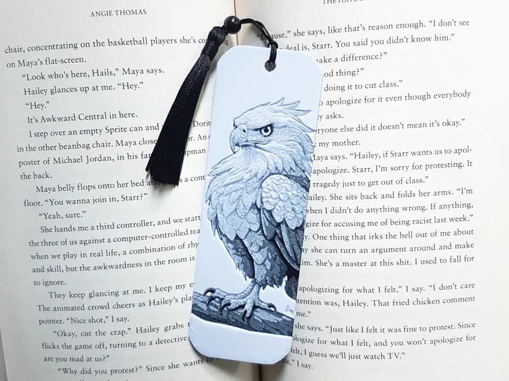 Bookmark, Eagle, Hueforge by Dame Jo HueForge model: Bookmark, Eagle, Hueforge by Dame Jo
