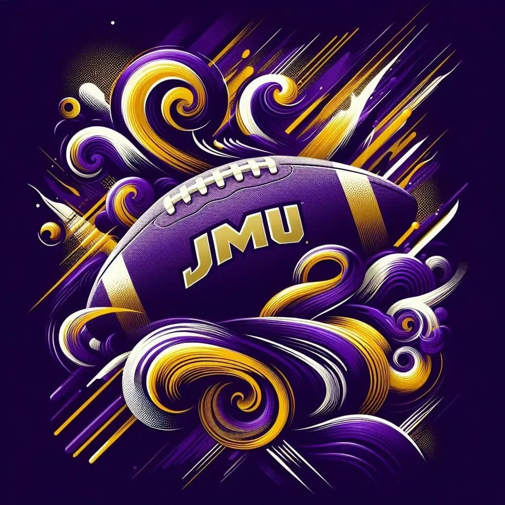 James Madison (JMU) Football Hueforge by Strata Prints HueForge model: James Madison (JMU) Football Hueforge by Strata Prints