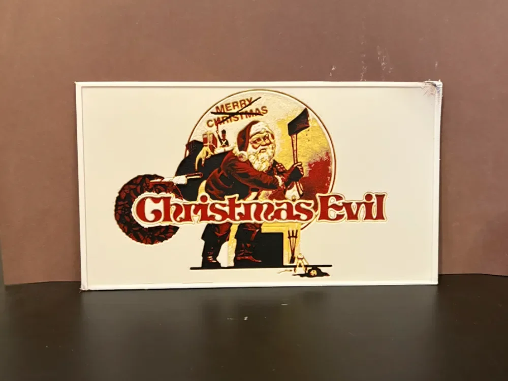 Christmas Evil Hueforge by Estiv HueForge model: Christmas Evil Hueforge by Estiv