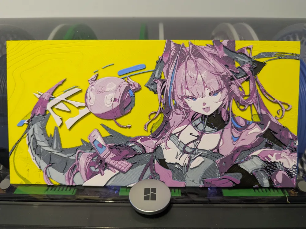 Yvonne Hueforge - Arknight Endfield Arknights: Endfield by Razel HueForge model: Yvonne Hueforge - Arknight Endfield Arknights: Endfield by Razel