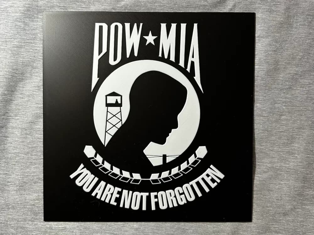 HueForge model: POW MIA by Hey Ben