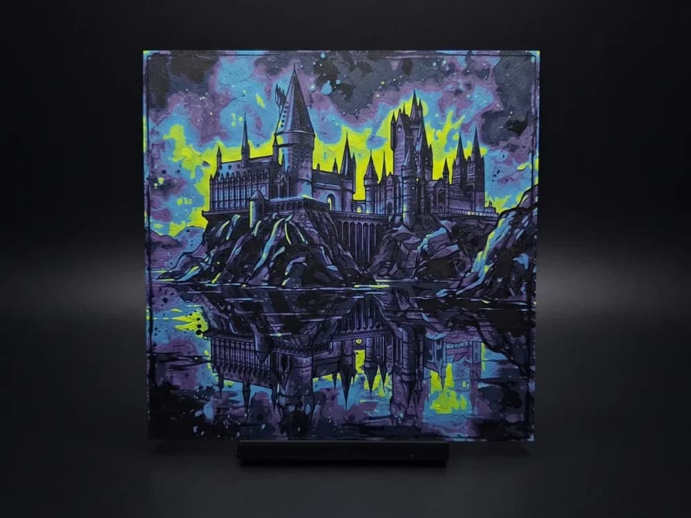 Mystical Hogwarts - 3D Wall Art Mystical Hogwarts - 3D Wall Art
