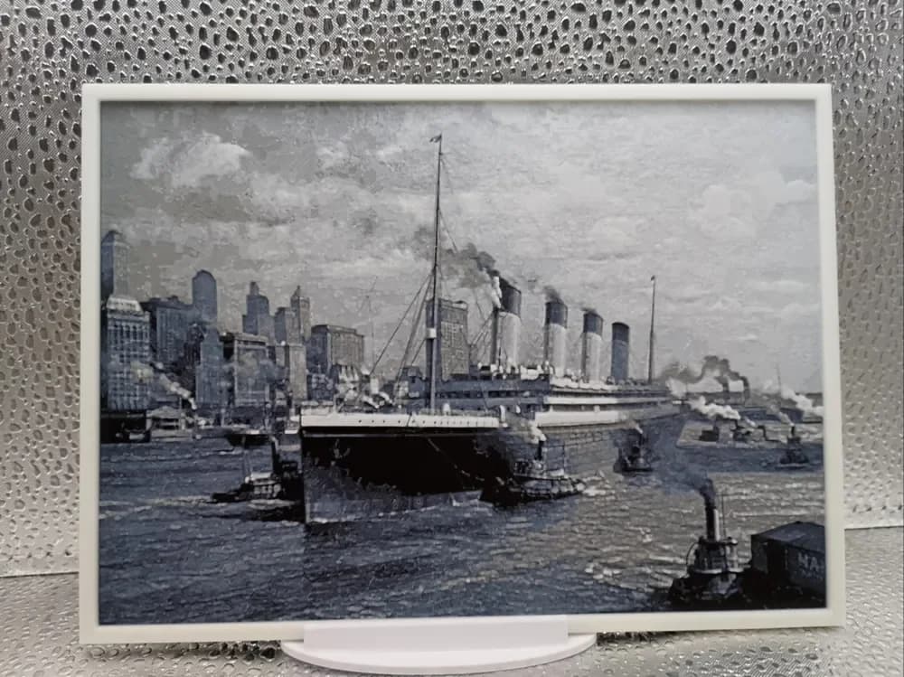RMS Olympic arrives in NEW YORK hueforge by Borishotch Industries HueForge model: RMS Olympic arrives in NEW YORK hueforge by Borishotch Industries