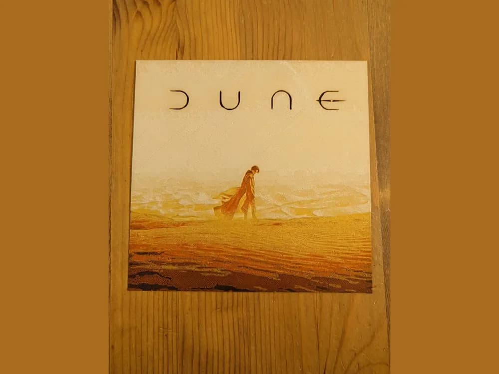Dune - Paul Atreides Hueforge by suaimondi HueForge model: Dune - Paul Atreides Hueforge by suaimondi