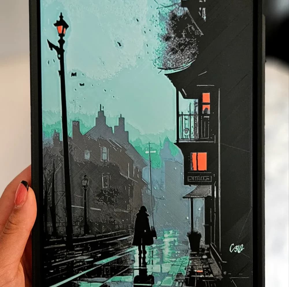 Echoes of a Silent Night - HueForge by C3D HueForge model: Echoes of a Silent Night - HueForge by C3D