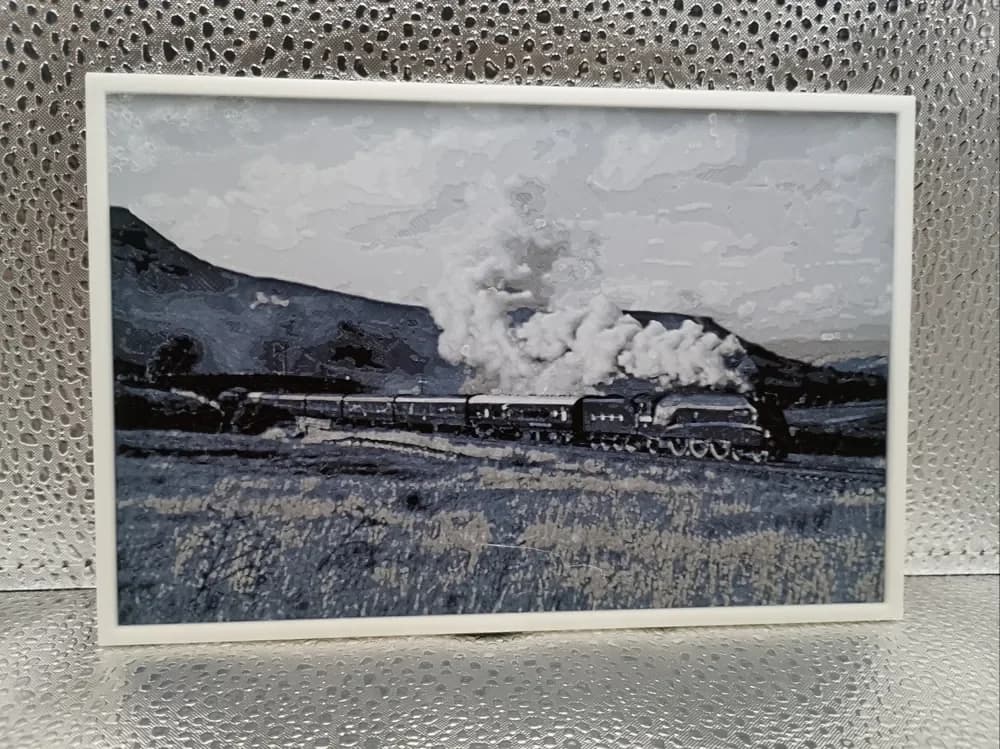 LNER A4 Pacific No. 4468 ‘Mallard’ – Hueforge by Borishotch Industries HueForge model: LNER A4 Pacific No. 4468 ‘Mallard’ – Hueforge by Borishotch Industries