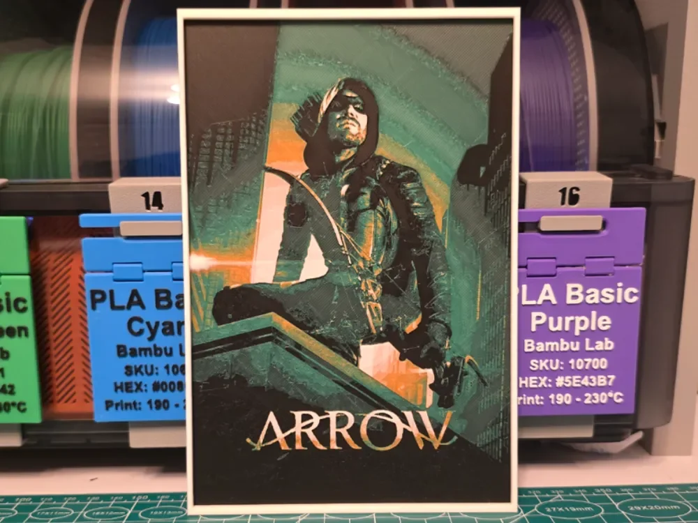 Arrow Poster - Hueforge Art