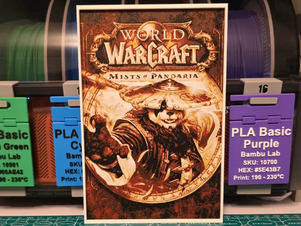 World of Warcraft: Mists of Pandaria - Hueforge by Lumpy3D HueForge model: World of Warcraft: Mists of Pandaria - Hueforge by Lumpy3D