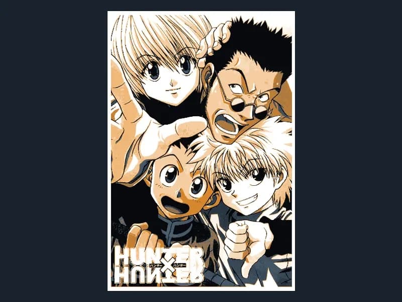 Hunter X Hunter (1999) (Series Poster - HueForge) by HugheCraft HueForge model: Hunter X Hunter (1999) (Series Poster - HueForge) by HugheCraft