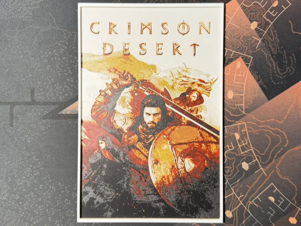 Crimson Desert - HueForge by ZorPrime7 HueForge model: Crimson Desert - HueForge by ZorPrime7