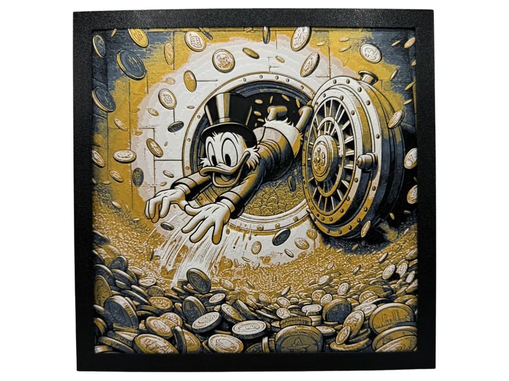 HueForge model: Scrooge McDuck by Canadian Gamer