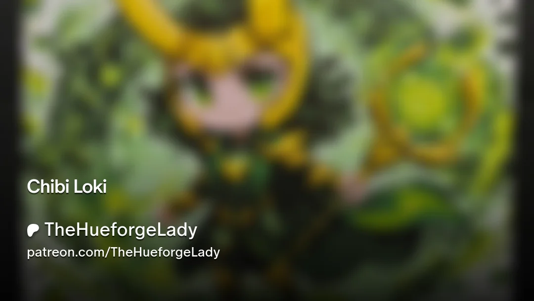 Chibi Loki by TheHueforgeLady HueForge model: Chibi Loki by TheHueforgeLady