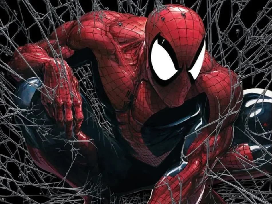 Spiderman in a Web by Advancedtechworldwide HueForge model: Spiderman in a Web by Advancedtechworldwide