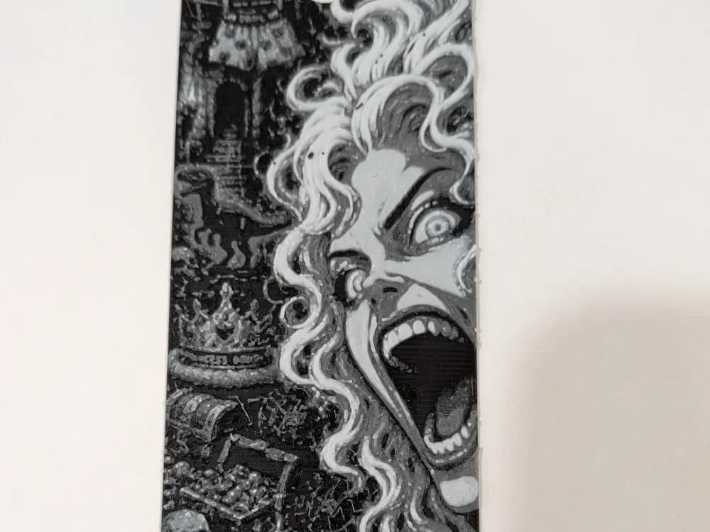 Samantha Themed BookMark DCC by CommandersVault HueForge model: Samantha Themed BookMark DCC by CommandersVault