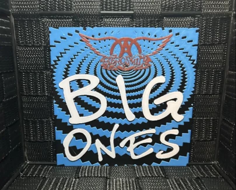 Hueforge Music Poster - Aerosmith Big Ones - by JoDau HueForge model: Hueforge Music Poster - Aerosmith Big Ones - by JoDau