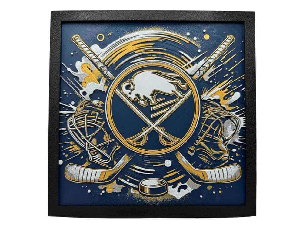 HueForge model: Buffalo Sabres - NHL Hueforge by Canadian Gamer