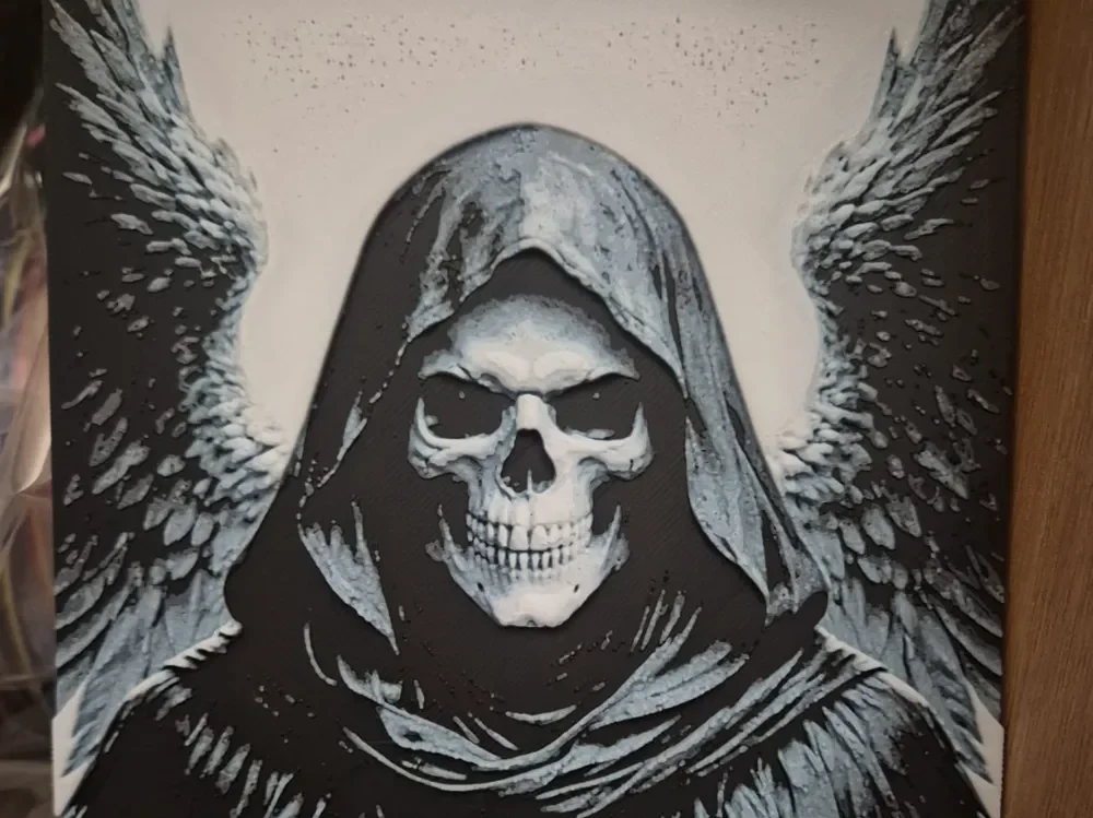 angel of death closeup hueforge by Buntsta HueForge model: angel of death closeup hueforge by Buntsta