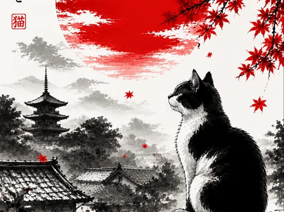 Japanese Cat / EASY PRINT Japanese Cat / EASY PRINT