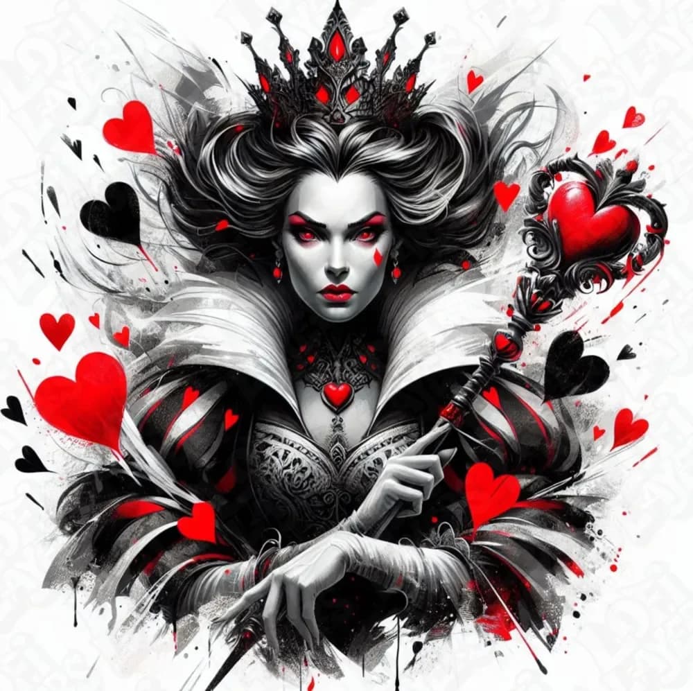 The Red Queen Hueforge by LoFi Layers HueForge model: The Red Queen Hueforge by LoFi Layers
