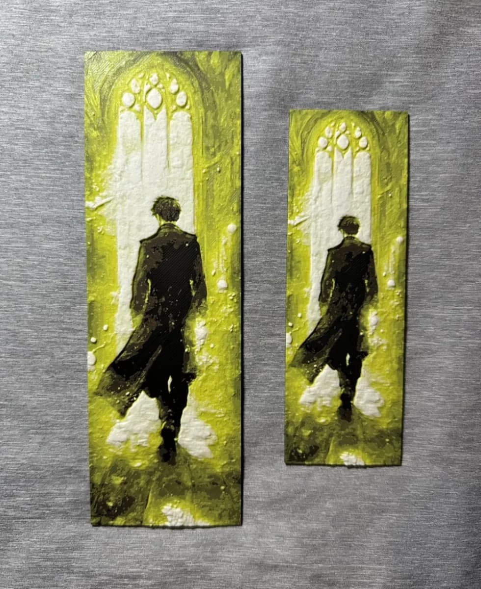 HueForge model: Harry Potter Hueforge Bookmarks 2 - 2 sizes by Hey Ben