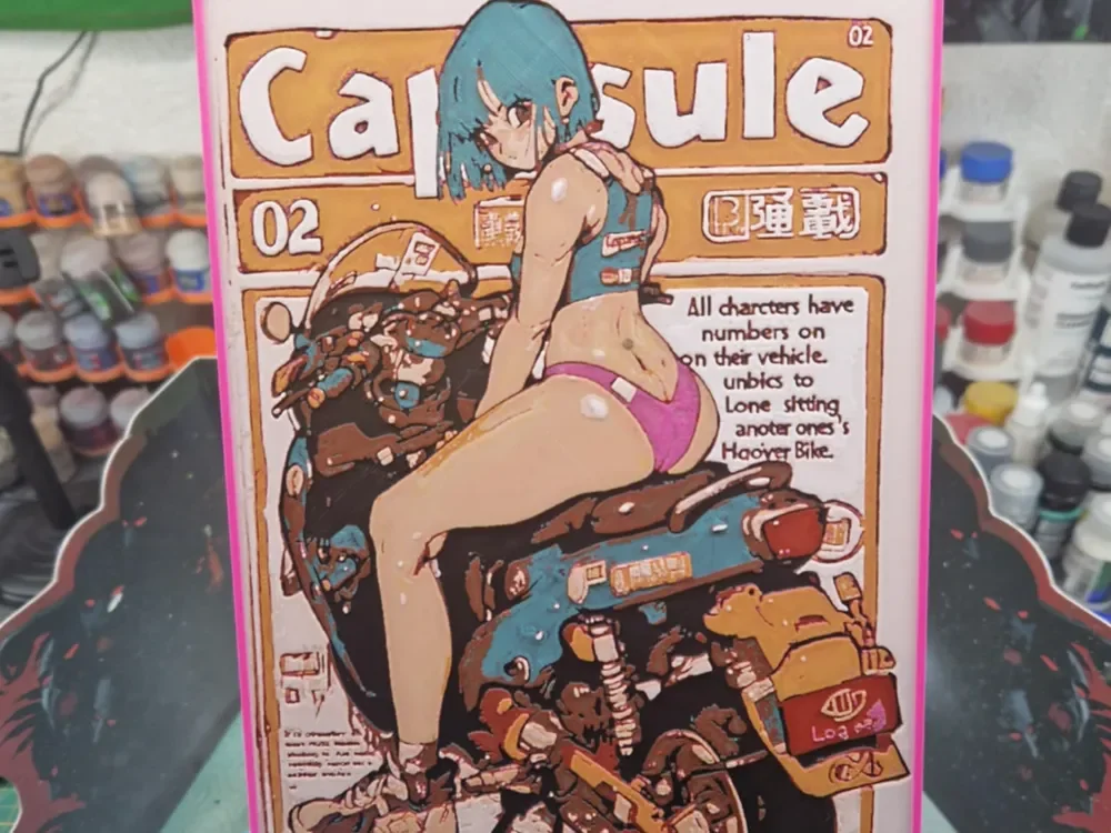 Dragon Ball Hueforge - Bulma by Dakiren HueForge model: Dragon Ball Hueforge - Bulma by Dakiren