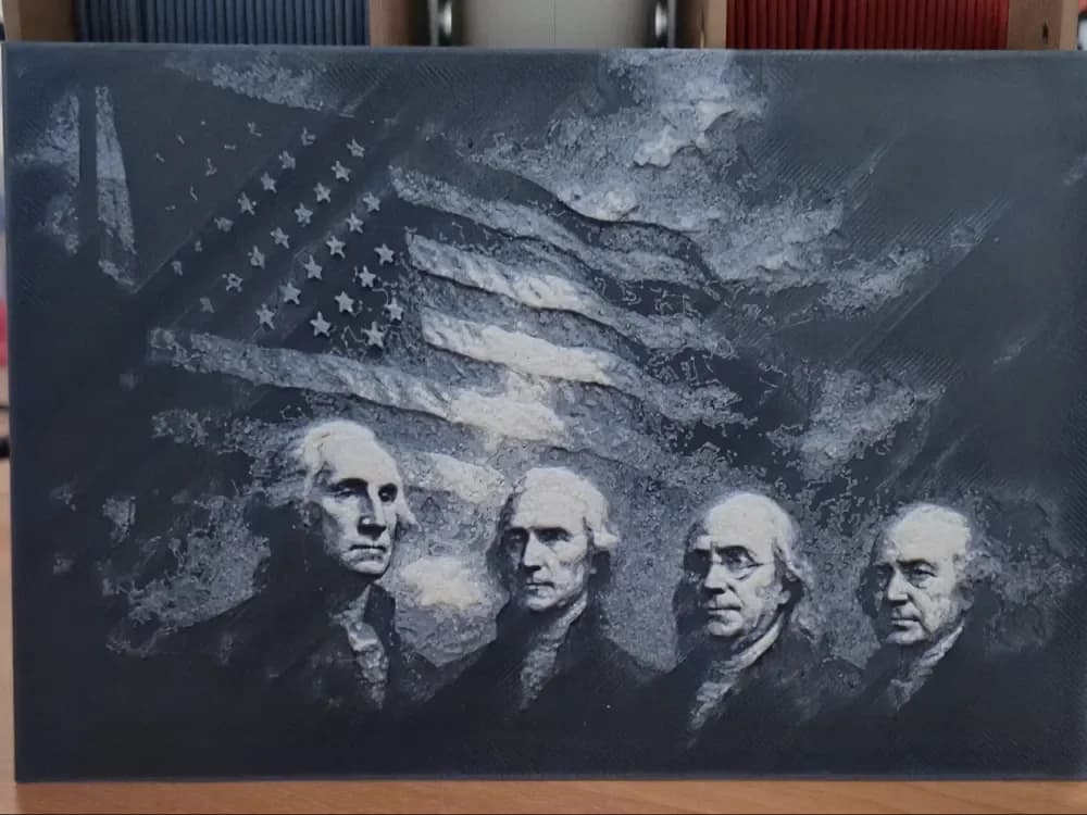 USA Respect hueforge by Buntsta HueForge model: USA Respect hueforge by Buntsta