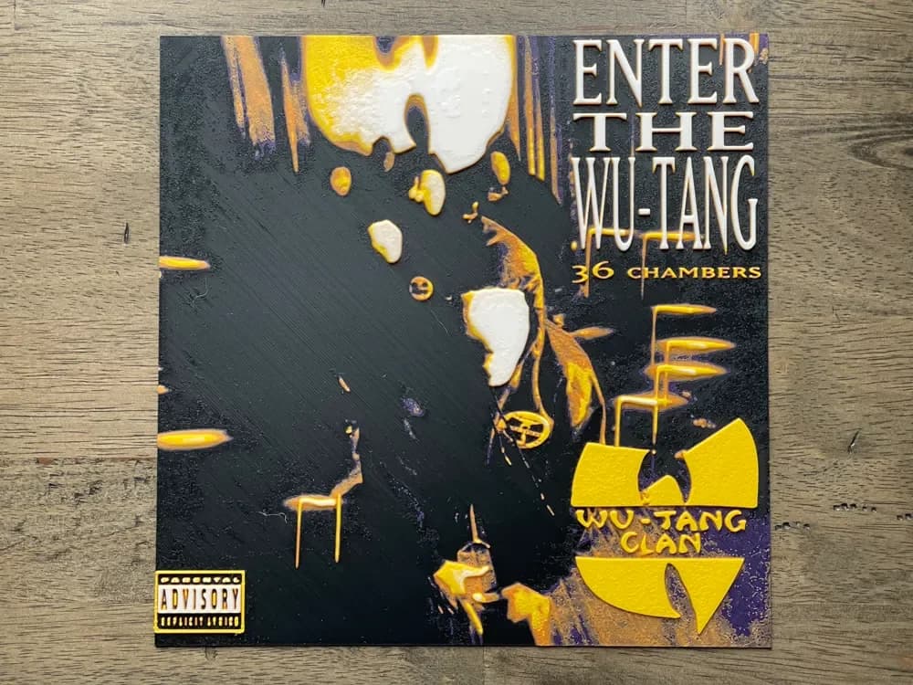 Wu-Tang Clan - Enter the Wu-Tang (36 Chambers) by NiiON HueForge model: Wu-Tang Clan - Enter the Wu-Tang (36 Chambers) by NiiON