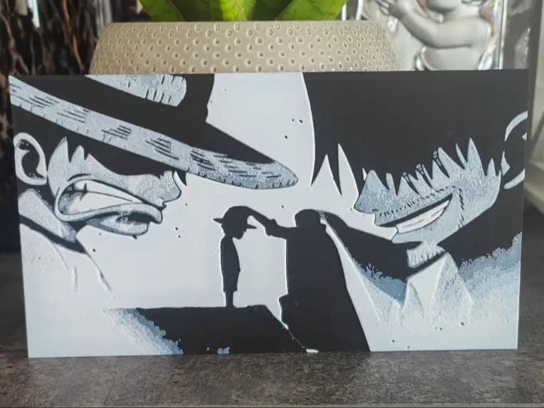 Promise Luffy Shanks Hueforge Promise Luffy Shanks Hueforge