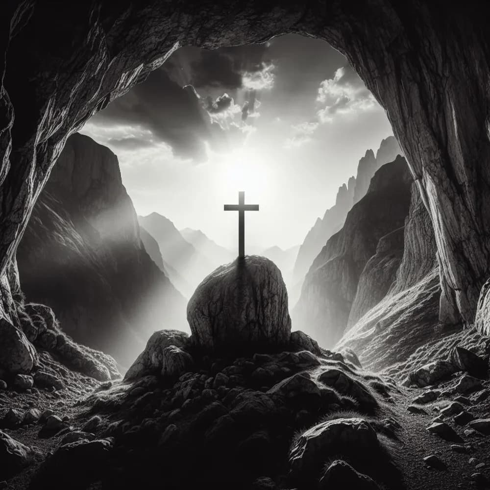 Cave Cross Art Hueforge by RP47 Designs HueForge model: Cave Cross Art Hueforge by RP47 Designs